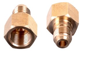 KAN-therm Redukcja reduktora Azot G1/4" GZ- 1/4" SAE mosiężna, Klimatyzacja (5902553737394) 4
