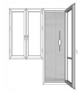 Warmtec Uszczelka okienna do klimatyzatora (balkonowa) AirStop (5906142979165) 5