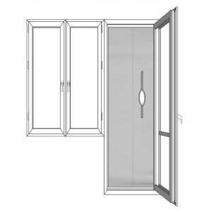 Warmtec Uszczelka okienna do klimatyzatora (balkonowa) AirStop (5906142979165) 10