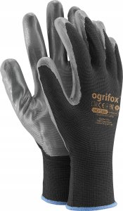 Ogrifox Rękawice robocze / Czarne / Rozmiar: 10 - XL / OX-NITRICAR_BS10 - 240 szt. (5906142921720) 3