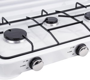 Unilight Kuchenka gazowa przenośna turystyczna 3 palniki 2x 2,2kW + 1x 1,1kW (5904422419875) 4
