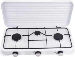 Unilight Kuchenka gazowa przenośna turystyczna 3 palniki 2x 2,2kW + 1x 1,1kW (5904422419875) 5
