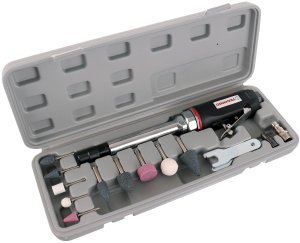 Szlifierka Sterg Prosta trzpieniowa 200mm kamienie szlifierskie ścierne 3mm + 6mm (5904422448172) 2