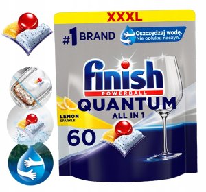 Reckitt Benckiser Finish Kapsułki Quantum All-in-1 60 lemon (5906142950218) 11