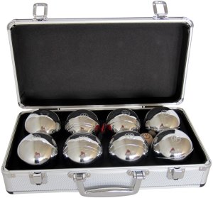 Master Zestaw petanque 8 chromowanych kul F.I.P.J.P. + aluminiowy pokrowiec (8592833012722) 4