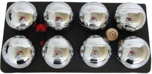 Master Zestaw petanque 8 chromowanych kul F.I.P.J.P. + aluminiowy pokrowiec (8592833012722) 5