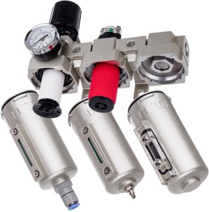 Pneumat System Zespół Przygotowania Powietrza 3x Filtry Lakiernicze - 5um 0,3um 0,1um - 1/2" (5904422449308) 2