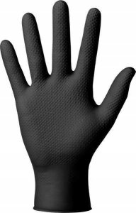 Mercator Medical Rękawice Nitrylowe 50 szt. 8-M Gogrip Black (5905805851398) 4