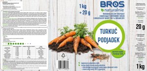 Bros Naturalnie - mikrobiologiczny preparat zwiększający odporność roślin i uniwersalny nawóz 100% 1kg + 20g (turkuć podjadek) (5906142984275) 3