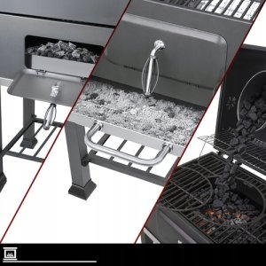 Pako Grill ogrodowy z pokrywą 116x70x110cm Kaminer (5906142982844) 12