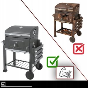 Pako Grill ogrodowy z pokrywą 116x70x110cm Kaminer (5906142982844) 13