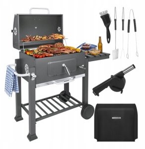 Pako Grill ogrodowy z pokrywą 116x70x110cm Kaminer (5906142982844) 3