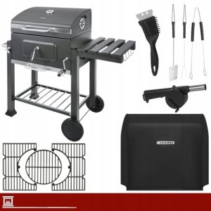 Pako Grill ogrodowy z pokrywą 116x70x110cm Kaminer (5906142982844) 8