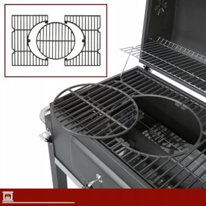 Pako Grill ogrodowy z pokrywą 116x70x110cm Kaminer (5906142982844) 9