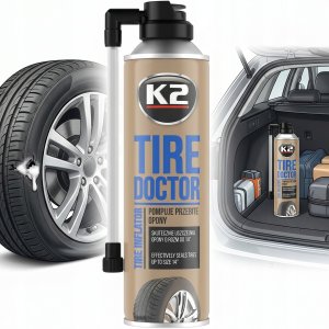 K2 Uszczelniacz do opon aut koło zapasowe w sprayu 400ml Tire Doktor B310 (5906142983513) 3