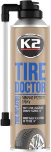K2 Uszczelniacz do opon aut koło zapasowe w sprayu 400ml Tire Doktor B310 (5906142983513) 4