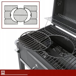 Goodhome Grill ogrodowy z pokrywą 114x67x120cm Kaminer (5906142982820) 11