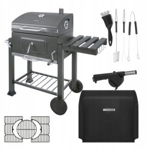 Goodhome Grill ogrodowy z pokrywą 114x67x120cm Kaminer (5906142982820) 13