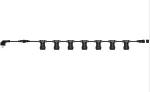 Horoz Girlanda sznur bez żarówek (10szt) 10metrów czarny E27 0.94MM2 220V CARNAVAL-F10 do łączeni... (8680985596150) 2