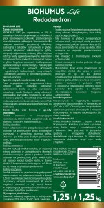 EkoDarPol BIOHUMUS* LIFE Rododendron 1,25L (5906142984084) 5