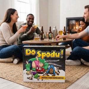 Grammi Gra Planszowa dla dorosłych - do spodu ! Zestaw 4 gier imprezowych (5906142984688) 12