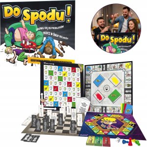 Grammi Gra Planszowa dla dorosłych - do spodu ! Zestaw 4 gier imprezowych (5906142984688) 2