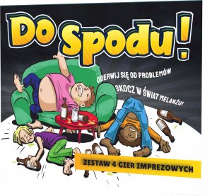 Grammi Gra Planszowa dla dorosłych - do spodu ! Zestaw 4 gier imprezowych (5906142984688) 6