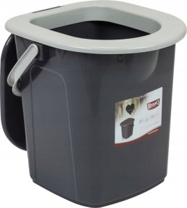 Branq Toaleta turystyczna wiadro WC antracyt z pokrywą 22L 1306 (5906142985722) 11