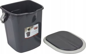 Branq Toaleta turystyczna wiadro WC antracyt z pokrywą 22L 1306 (5906142985722) 12