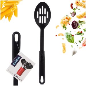 Quttin Łyżka cedzakowa czarna BLACKLINE 30,5 cm (8592381265977) 5