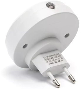 Lampka wtykowa do gniazdka Aigostar  Nocna LED z wyłącznikiem i czujnikiem nocy 0.5W 6500K 25lm IP20 Aigostar 4