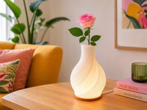 Lampa stołowa xxxxxxxxxxxxxxxx Verk Group (Verk) LED wazon 2w1 dekoracyjna regulacja jasności 3 barwy wewnątrz 11