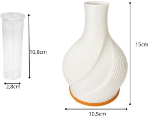 Lampa stołowa xxxxxxxxxxxxxxxx Verk Group (Verk) LED wazon 2w1 dekoracyjna regulacja jasności 3 barwy wewnątrz 3