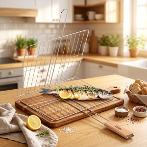 Vilde Ruszt do grillowania metalowy 33x29 cm (5900670117716) 2