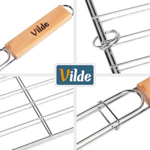 Vilde Ruszt do grillowania metalowy 33x29 cm (5900670117716) 4