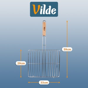 Vilde Ruszt do grillowania metalowy 33x29 cm (5900670117716) 5