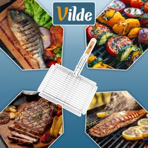 Vilde Ruszt do grillowania metalowy 41,5x28 cm (5900670117686) 7
