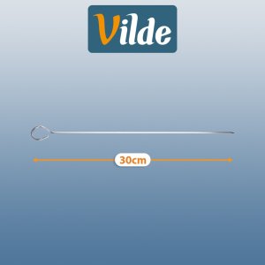 Vilde Szpikulce do szaszłyków stalowe 30 cm 6 szt. (5900670117747) 5