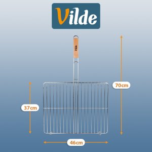Vilde Ruszt do grillowania metalowy 46x37 cm (5900670117723) 5