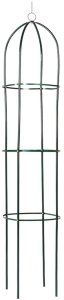Vilde Pergola ogrodowa obelisk metalowa zielona 36x36x194 cm (5900670122215) 3