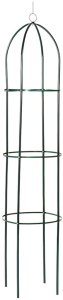 Vilde Pergola ogrodowa obelisk metalowa zielona 36x36x194 cm (5900670122215) 7