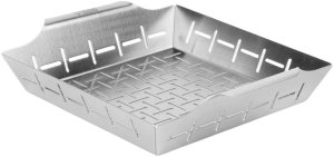 Vilde Koszyk do grillowania stalowy perforowany 27x23x5 cm (5900670122444) 8