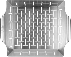 Vilde Koszyk do grillowania stalowy perforowany 27x23x5 cm (5900670122444) 10