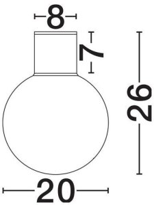 Luces Exclusivas Lampa Sufitowa Zewnętrzna Bazoria LE75257 4