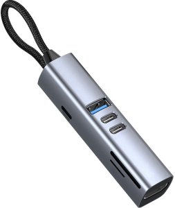 HUB USB Mobile Origin 7in1 MultiHub HB2 - 3x USB-C, USB-A, HDMI, TF/SD Cards, USB-C Cable (MO-71MH-HB2) 2