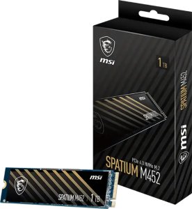 Dysk SSD MSI Spatium M452 1TB M.2 2280 PCI-E x4 Gen4 NVMe (S78-440L970-P83) 2