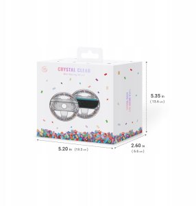 Kierownica JYS 2x Kierownica Na Joy-con Do Nintendo Switch 2 / Kolorowa Crystal Clear / / -ns2290-v2 (SB11933) 9