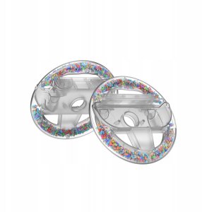 Kierownica JYS 2x Kierownica Na Joy-con Do Nintendo Switch 2 / Kolorowa Crystal Clear / / -ns2290-v2 (SB11933) 10