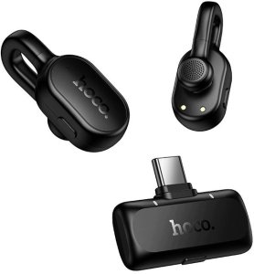 Mikrofon Hoco Krawatowy bezprzewodowy USB-C L27 czarny 3