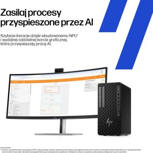 Komputer HP komputer osobisty/workstation Intel Core Ultra 5 245 32 GB DDR5-SDRAM 1 TB SSD Windows 11 Pro Tower Stanowisko AI Workstation, AI PC Czarny (DN7Z3ET) 4